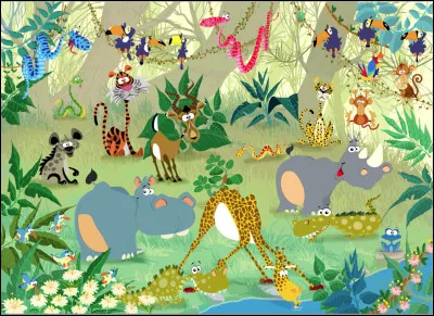 Combien de serpents comptes-tu sur cette image ?