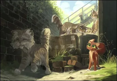 Finalement, le matou au long pelage noir explique la situation à son chef. Après de longues messes basses, ils tannoncent que tu peux rester un temps chez eux et quils évalueront si tu es digne de rester. Tu restes longtemps dans leur groupe, et commences à thabituer. Tu connais maintenant tous les chats, et sais comment ty prendre avec eux mais tu noublies pas ta mission.