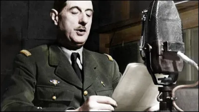 Dans quelle ville l'appel du 18 juin du général de Gaulle a-t-il été prononcé ?