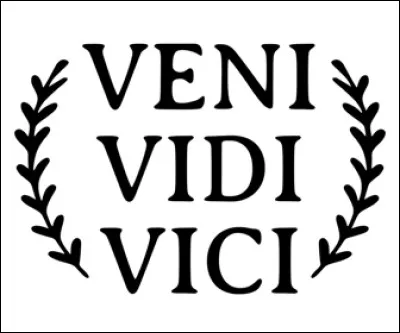 Qui a dit : "Je suis venu, j'ai vu, j'ai vaincu" ?