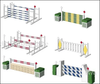 Lesquels de ces obstacles sont des obstacles de cross ?