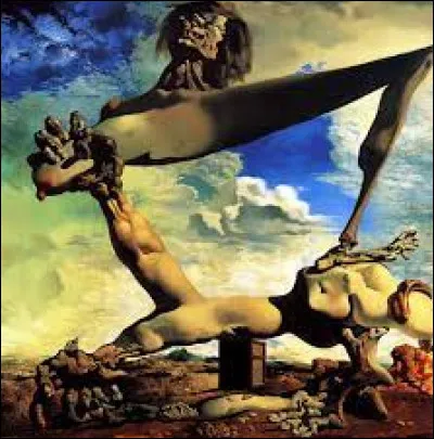 Quel peintre est l'auteur de ce tableau intitulé : ''Construction molle aux haricots bouillis - Prémonition de la Guerre Civile'' ?