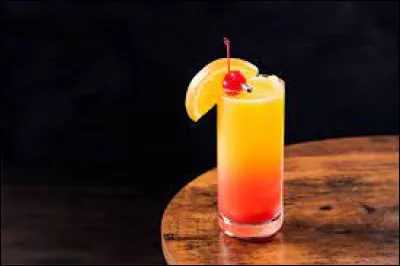 En plus de la grenadine et de la tequila, quel jus est utilisé dans le Tequila sunrise ?