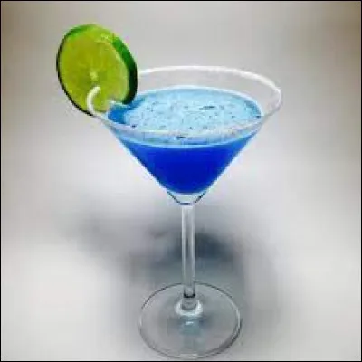 Quel alcool donne la couleur bleue au blue margarita ?
