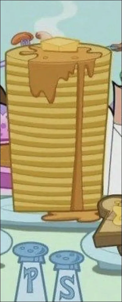 Dans quel dessin animé pouvons-nous voir pancakes ?
