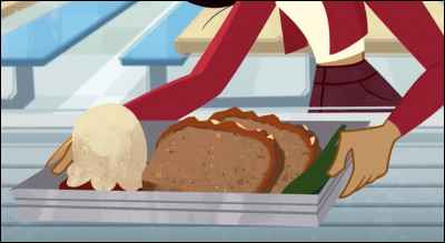 Dans quel dessin animé pouvons-nous voir ce plateau repas ?