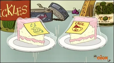 Dans quel dessin animé pouvons-nous voir ces parts de gâteaux ?