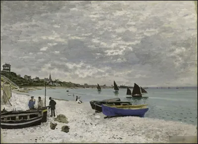 "La Plage de Sainte-Adresse" est une toile de quel impressionniste ?