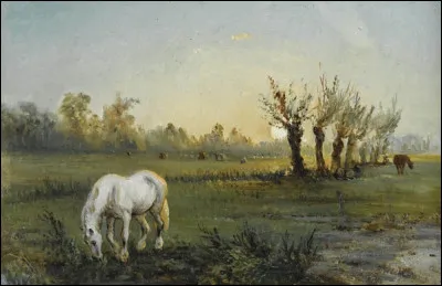 Quel impressionniste a réalisé "Cheval dans un pré" ?
