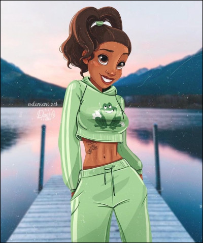 Elle a toujours sa petite grenouille...