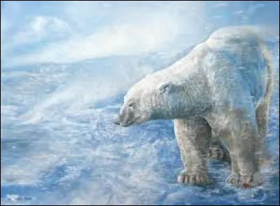 L'artiste Cara Bevan a peint cette oeuvre polaire, qui semble s'inspirer du film... ?