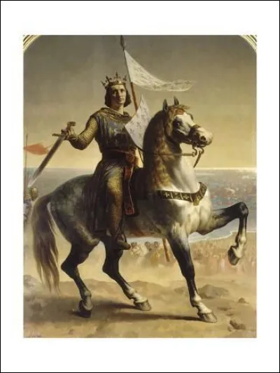 Cet homme a participé à deux croisades, durant lesquelles il mène très bien ses hommes. Il est mort de maladie durant sa quête. Pour ses actions, il a été canonisé et est devenu un Saint.
C'est donc...