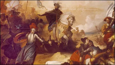 L'homme en question engagea une bataille à Marignan contre les mercenaires suisses qui défendaient le duché de Milan. Cet homme devint aussi le mécène d'un artiste célèbre pour l'époque. Qui est ce mécène ?