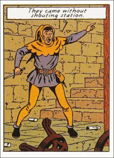 Là, c'est la panique : merci de votre aide ! Que veut donc dire ce manant ?