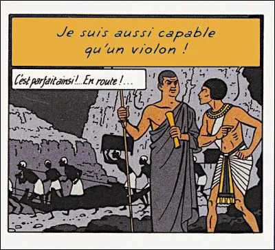 Allez-vous savoir à quel bois cet Égyptien se chauffe ?