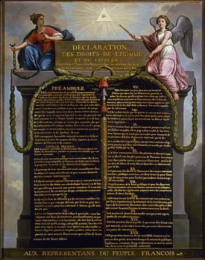 "La Déclaration des droits de l'homme et du citoyen "est rédigée le 26 août 1789. En lisant de plus près cette déclaration que pouvons nous en comprendre ?