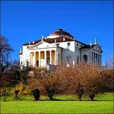 Comment s�appelle cette villa construite au XVIe si&egrave;cle par l�architecte Andrea Palladio pour le chanoine Paolo Almerico ?