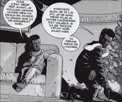 Qu'offre l'homme que Rick avait aid au dbut de l'histoire  son fils pour Nol ?