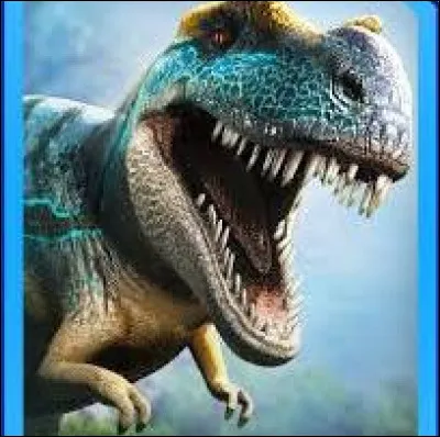 Dans la même famille se trouve le dinosaure sur l'image. Devinez son espèce.