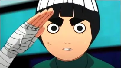 Quel personnage est l'idole de Rock Lee ?
