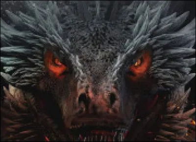 Il a un museau écrasé et entouré de pointes d'or.