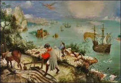 Qui a peint ce tableau intitulé "La Chute d'Icare" ?