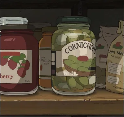 Dans quel Ghibli pouvons-nous voir ces bocaux de légumes ?