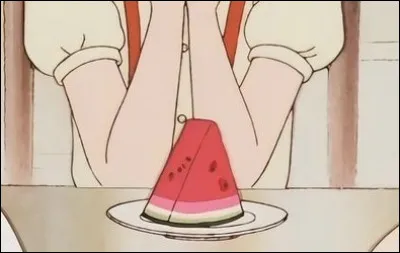 Dans quel Ghibli pouvons-nous voir cette part de pastèque ?