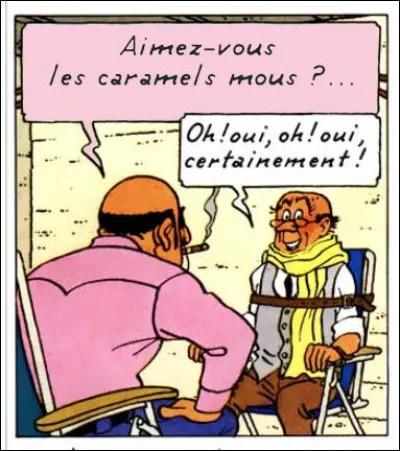 Rastapopoulos perd la boule, dans "Vol 714 pour Sydney" ! D'où vient cette réplique ?