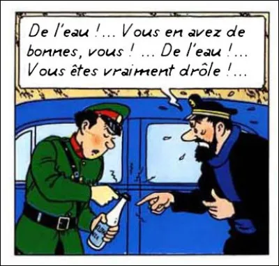 Haddock n'est pas loin du compte, mais si cette réplique existe, elle n'est pas dans "Objectif Lune" : À quelle case la trouve-t-on ?