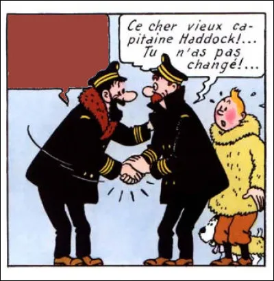 Serait-ce des retrouvailles ? Mais que dit le capitaine ?