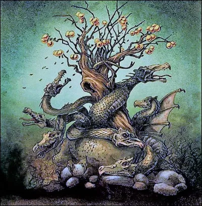 Dragon géant, gardien du pommier d'or d'Héra du jardin des Hespérides. Qui est-il ?