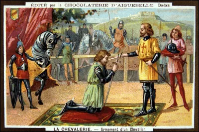 Les seigneurs sont des guerriers qui sont devenus chevaliers par la cérémonie...