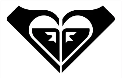Et maintenant, voici le logo de Roxy, une célèbre marque de surf dédiée aux femmes. Mais attendez, n'est-ce pas le logo de...