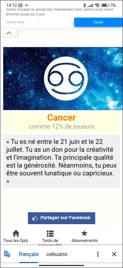 Quel est ton signe astrologique ? (2/3)