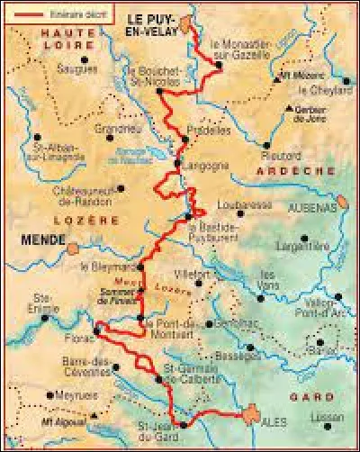 Comment appelle-t-on le sentier de grande randonnée 70 (ou GR 70) qu'un auteur fit avec une ânesse à l'automne 1878 ?