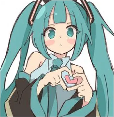 Quelle est la couleur préférée d'Hatsune Miku ?