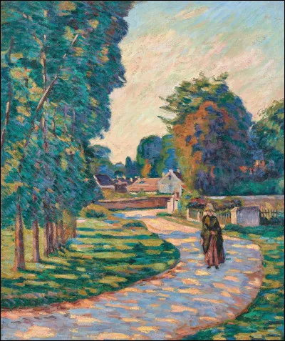 Qui a peint "Femme sur un chemin à Epinay-sur-Orge ?