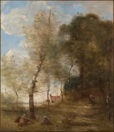 Qui a peint "Le chemin montant sous les arbres à Ville-d'Avray" ?