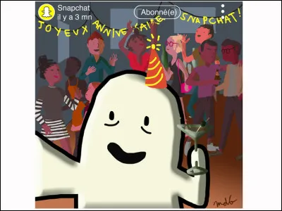 En quelle année l'application Snapchat a-t-elle vu le jour ?