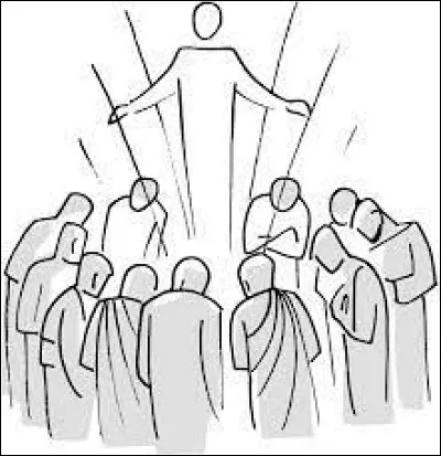 Comment les individus qui ont assisté à l'Ascension de Jésus sont-ils appelés ?