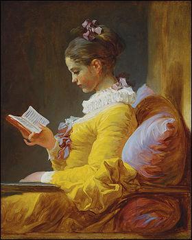 Quel peintre du 18me sicle a ralis 'Jeune fille  la lecture' ?