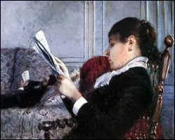 Quel peintre du 19me sicle a ralis 'Femme lisant' ?