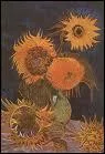 Qui a peint 'Vase avec cinq tournesols ?