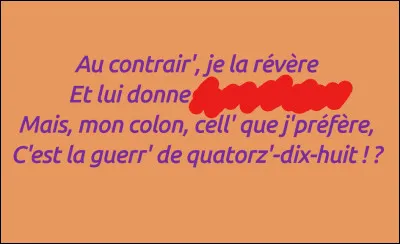 Et on enchaîne... Quelle est la bonne rime ?