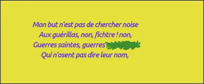Surtout, ne pas en perdre une miette...