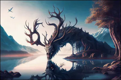 Finalement vous vous cachez et découvrez que c'est un animal !
Lequel ? Tu ne sais pas vraiment mais tu sens une force étrange qui te pousse à aller le rejoindre.
Que fais-tu ?