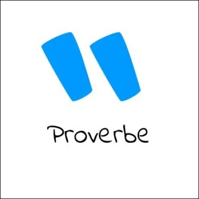 Complétez le proverbe français : ''il nest si bonne compagnie qui ne se...''.