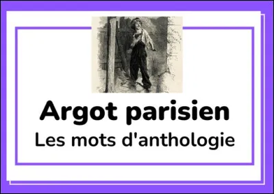 Qu'est-ce qu'un "bourdille", dans l'argot des voleurs ?