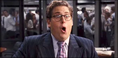 Quel acteur est à l'écran dans le film "Le Loup de Wall Street" ?